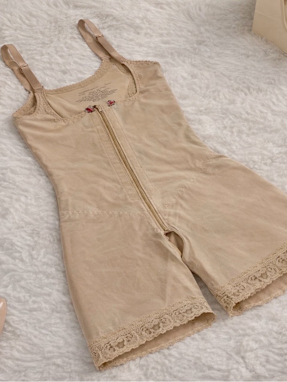 Beige Compression faja Bodysuit | Post Surgery / size S